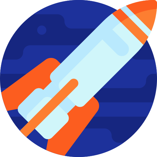 Decorative Clip art of a Space Ship